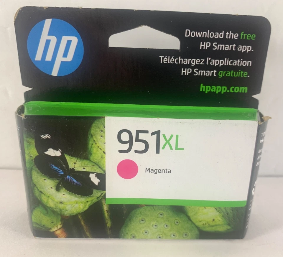 HP 951XL Magenta Ink Cartridge High Yield OfficeJet Pro 8600, 8100 - Exp 01/2024 - Image 1 of 3