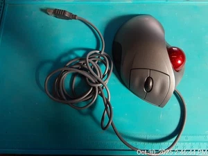 LOGITECH T-BB18 TrackMan Wheel Marble Mouse USB Corded Trackball Ball - Picture 1 of 2
