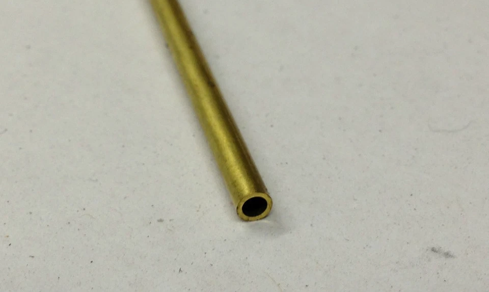 K&S 1/8 OD Brass Tube 12" long