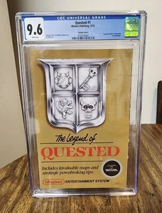 2022 Quest #1 Legend of Zelda Homage 1:25 WHATNOT variante graduado CGC 9,6 casi nuevo - Imagen 1 de 4