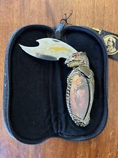 Franklin Mint Boris Vallejo Collection Folding Pocket Knife Collectible