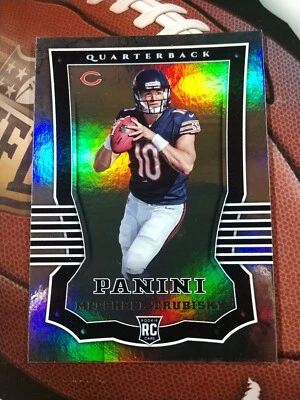 MITCHELL TRUBISKY 2017 Panini Knight's Templar #101 Foil Rookie RC STEELERS - Image 1 of 2