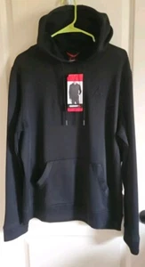 Gerry Herren schwarzer Hoodie Ripstop leichte Activewear Fronttasche Größe Medium - Bild 1 von 9