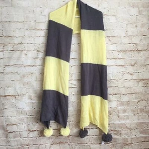 BCBGeneration Women's One Size Excalibur Yellow Gray Knit Scarf - Picture 1 of 5