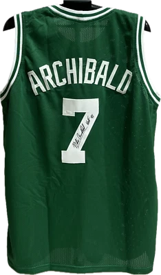 Nate Archibald Autograph Signed Celtics Jersey JSA Authentic  - Image 1 of 4