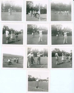 c1940 Archery Competition Photograph Lot Bow Arrow Quiver Target Photos - Picture 1 of 2
