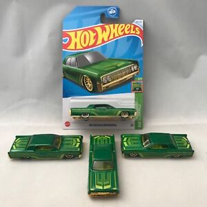 Hot Wheels '64 LINCOLN CONTINENTAL green Dollar General lot of 4