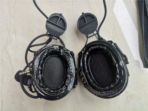 US Tactical Communication Headset Noise Reduction Comtac-III C3 Helmet Earphone - Picture 1 of 8