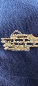 Liebeba Kleid Schal Clip.? Maschine gestempelt. Vintage Tor/Wand? - Bild 1 von 7