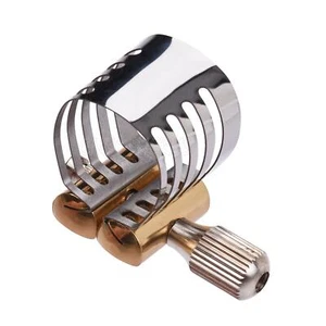 stainless steel sax Ligature For soprano saxophone Single Screw Adjustment NEW - Picture 1 of 7