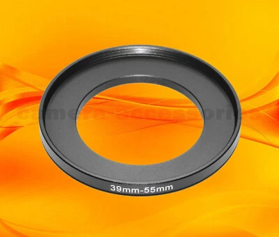 39mm to 55mm 39-55 Stepping Step Up Filter Ring Adapter 39-55mm 39mm-55mm (UK) - Image 1 of 2