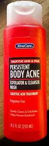 XtraCare Body Acne Exfoliator & Cleanser w/ Salicylic Acid & PHA 8.5oz NEW - Picture 1 of 2