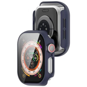 Futerał ochronny ze szkłem do zegarka 10 42mm Bizon Case Cover Futeral Etui Ciemnoniebieskie - Zdjęcie 1 z 8