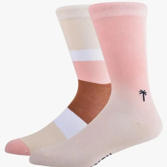 Roxy Dip Dye Crew Socks- 2 Pack NWT Medium - Image 1 of 3
