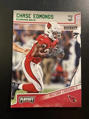 2018 Panini Playoff Football Green Chase Edmonds #276 Cardinals Rookie - Image 1 of 2