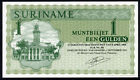 1982 Suriname 1 One Een Gulden Pick 116F Unc Free Combined Post