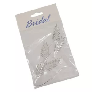 Dekorative Kristallröhre Perle Blumen Pick Floristik Brautstrauß Silber Hochzeit - Bild 1 von 1