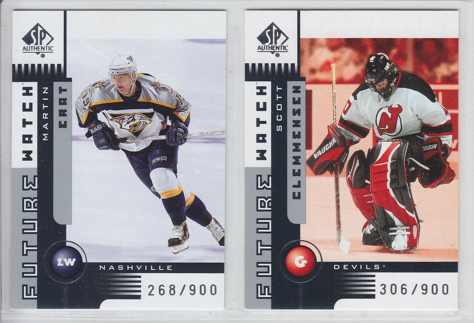2001-02 SP AUTHENTIC #149-174 RC /900 ROOKIE FUTURE WATCH FW FINISH SET U PIC - Image 1 of 1
