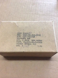 Resolver Amp NSN 5990009338747 p/n 537-301-039 - Picture 1 of 2