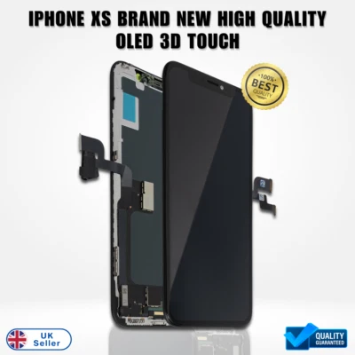 For iPhone XS Brand New High Quality OLED 3D Touch Complete LCD Display Screen  - Image 1 of 4