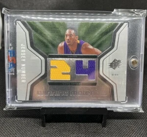 2007-08 Upper Deck SPX KOBE BRYANT Dual Jersey Winning Materials Card GAME USED - Picture 1 of 3
