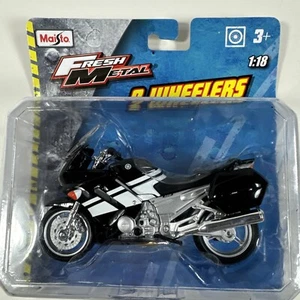 Maisto 1:18 Scale Fresh Metal 2 Wheelers Yamaha FJR 1300 Sport TouringMotorcycle - Picture 1 of 18
