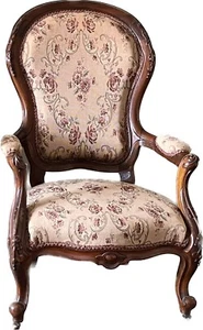 One For The Bridgerton Fans - Antique 19th Century Armchair - Picture 1 of 8