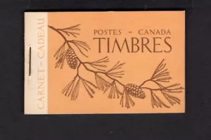 Canada 1947 Gift Folder Pine Cone Branch French KGVI Stapled Booklet BK39b - Picture 1 of 1