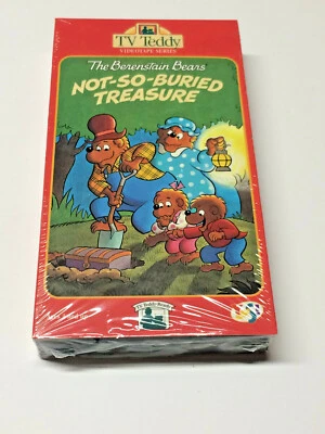 The Berenstain Bears Not So Buried Treasure  VHS 1993 NICE! TV Teddy Ready - Image 1 of 4