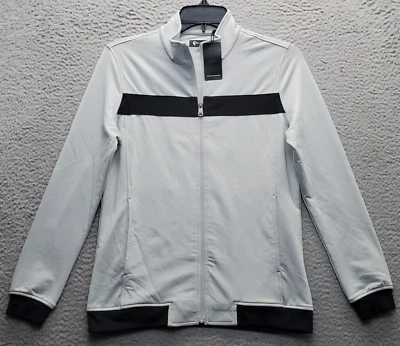 Greg Norman Golf Performance Jacket Women S Multi Raglan Sleeve Mock Neck Zipper - Image 1 of 4