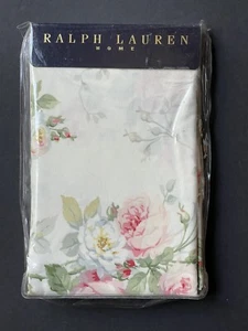 *NEW RARE Pair RALPH LAUREN Meadow Way Floral ROSE *Standard PILLOWCASES Shabby - Picture 1 of 5