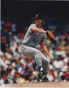MARK LANGSTON Signed 8 x 10 Photo ANAHEIM ANGELS Baseball MLB Free Shipping - Picture 1 of 1