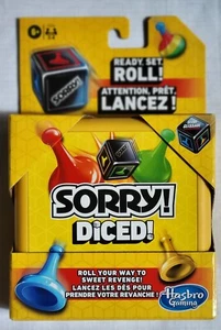 π₯ Hasbro Gaming π₯ Sorry! Diced! Portable Travel Size Family Fun Game βοΈ New π - Picture 1 of 5