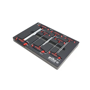 Wiha Tools 54079 Metric T-Handle Foam Tray Set, 8 Pieces - Picture 1 of 5