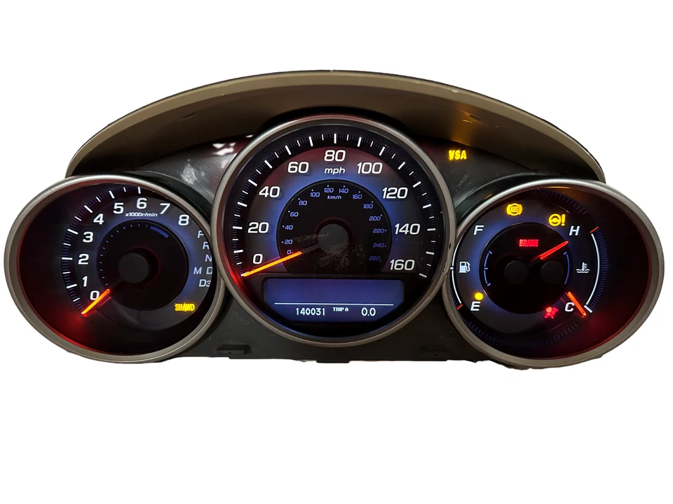 Cuadro de instrumentos velocímetro panel medidores 05 Acura RL con 140.031 millas Foto 1 de 1