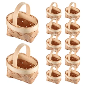 Mini Körbe Miniatur zum Basteln gewebte hängende Ornamente - Bild 1 von 12