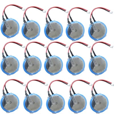 15PCS CR2450HR 3V 550mAh Button Battery with 1.25mm Square Hole Plug for AFPX - Image 1 of 4