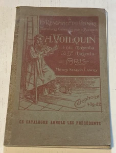 Katalog Lieferungen für das Gebäude mit Tarif H. VOILQUIN 1912 - schöner Zustand. - Bild 1 von 8