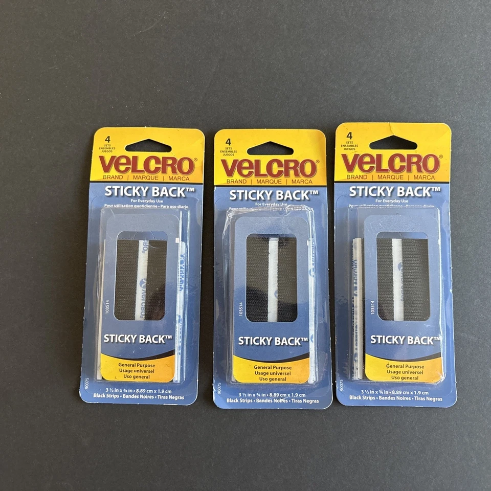 VELCRO 90075 Sticky Back - Black