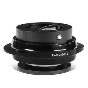 NRG GEN 2.2 ALUMINUM STEERING WHEEL QUICK RELEASE ADAPTER W/HARDWARE SRK-220BK - Picture 1 of 8