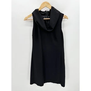 J.Crew Factory Kleid Damen SMALL schwarz ärmellos versteckter Reißverschluss hinten Mini - Bild 1 von 8