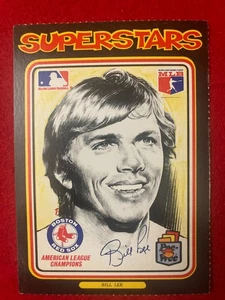 Bill Lee 1976 Linnett Pee Wee Superstars #111 Boston Red Sox 1975 Champs - Picture 1 of 4