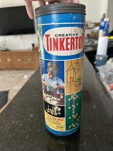 Vintage The Original Tinker Toys Junior Architect Set - Picture 1 of 6