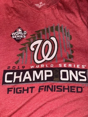 Camiseta Majestic Nationals Campeones Serie Mundial 2019 XL Foto 1 de 4