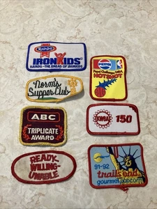 7 parches de tela vintage diferentes bolos, Pepsi Challenge NBA, Rainbow Bread - Imagen 1 de 8