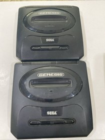 Lot of 2 Sega Genesis Model 2 Consoles Only Tested & Working