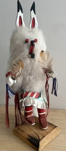 Indianer Puppe weißer Wolf Tänzerin Katchina Vintage - Bild 1 von 8
