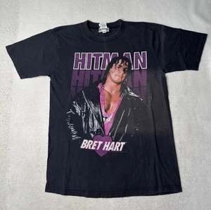 Vintage 1993 Bret Hart Hitman WWF Shirt Wrestling Single Stitch Tee Size Large - Bild 1 von 6