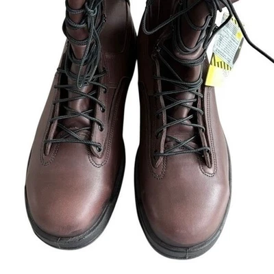 Belleville 330ST Men's 13R Brown Leather Steel Toe Military Flight Boots - NEW - Image 1 of 4