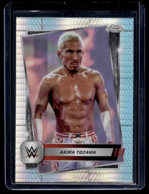 2025 Topps Chrome WWE Prism Refractor Akira Tozawa #71 - Image 1 of 2